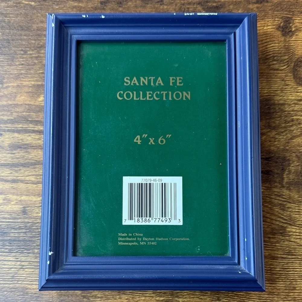 Blue Photo Frame 4” x 6”